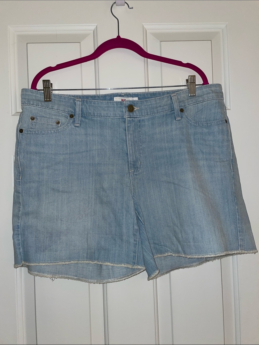 Vineyard Vines Raw Edge Denim Shorts, New without Tags, Size 14